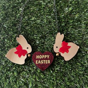 Chocolate Bunny Necklace