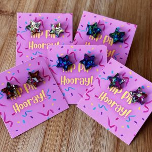 Glitter Star Studs