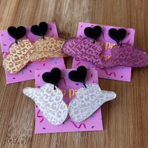 Statement Cowboy Hat Earrings