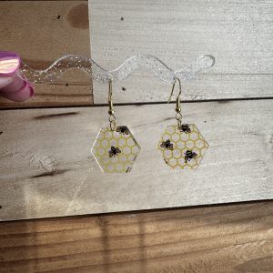 Bee earrings - Small