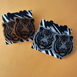 Tiger Statement Earrings