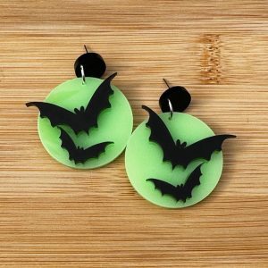 Bat Moon Earrings