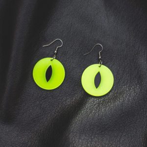 Cats eyes earrings - Glow in the Dark!