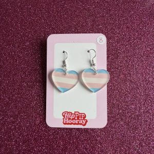 PRIDE - Trans flag heart